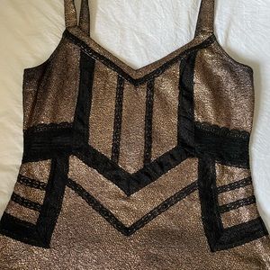 Shimmer gold BKE tank